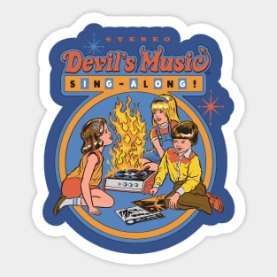 Devil's Music Sing-Along Sticker